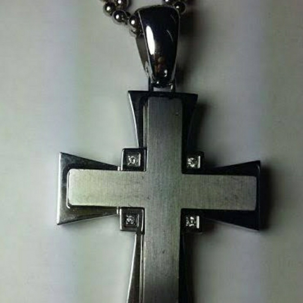 Russel Simmons  S/S diamond Jewelry Set - Picture 3 of 5